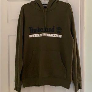TIMBERLAND HOODIE in dark green